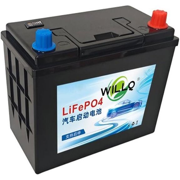 WILLQ Rechargeable 12V LiFePO4 Car Battery