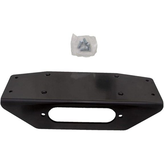 RAMPAGE PRODUCTS 88509W Recovery Bumper Winch Plate Black