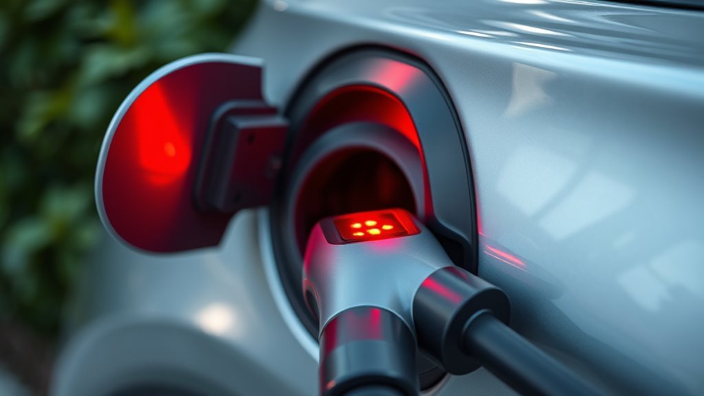 red light indicates charger issues