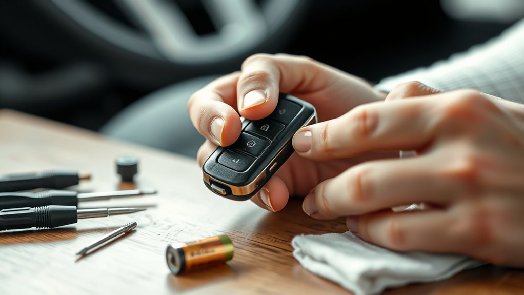 replace key fob battery regularly