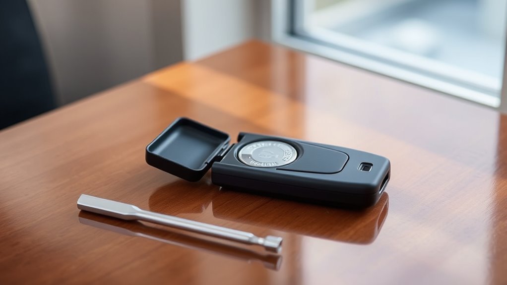 replace tesla key fob battery