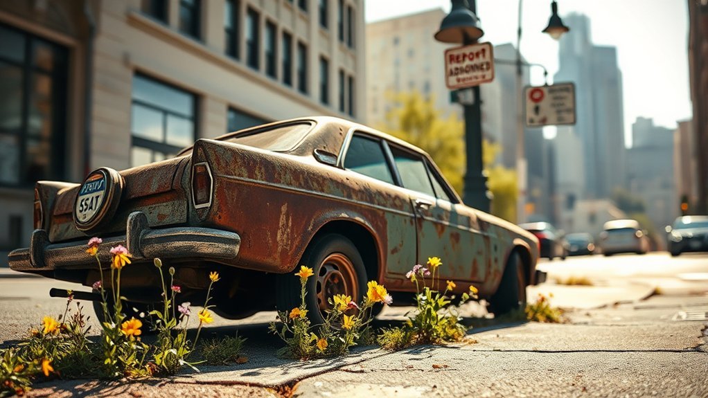 report abandoned vehicle process