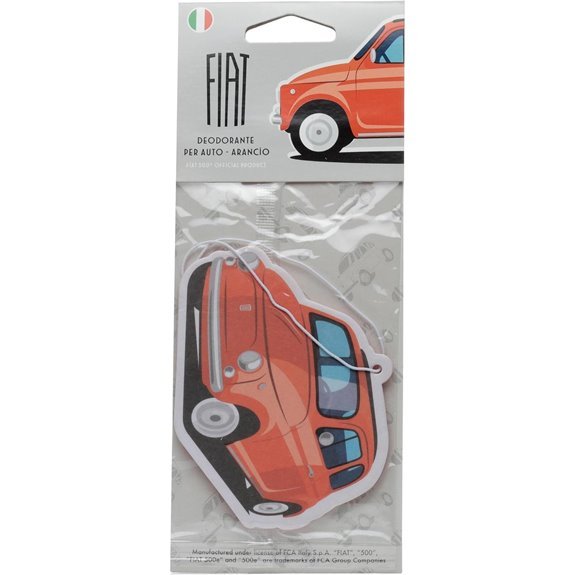 Puckator Orange Scented Retro Fiat 500 Air Freshener