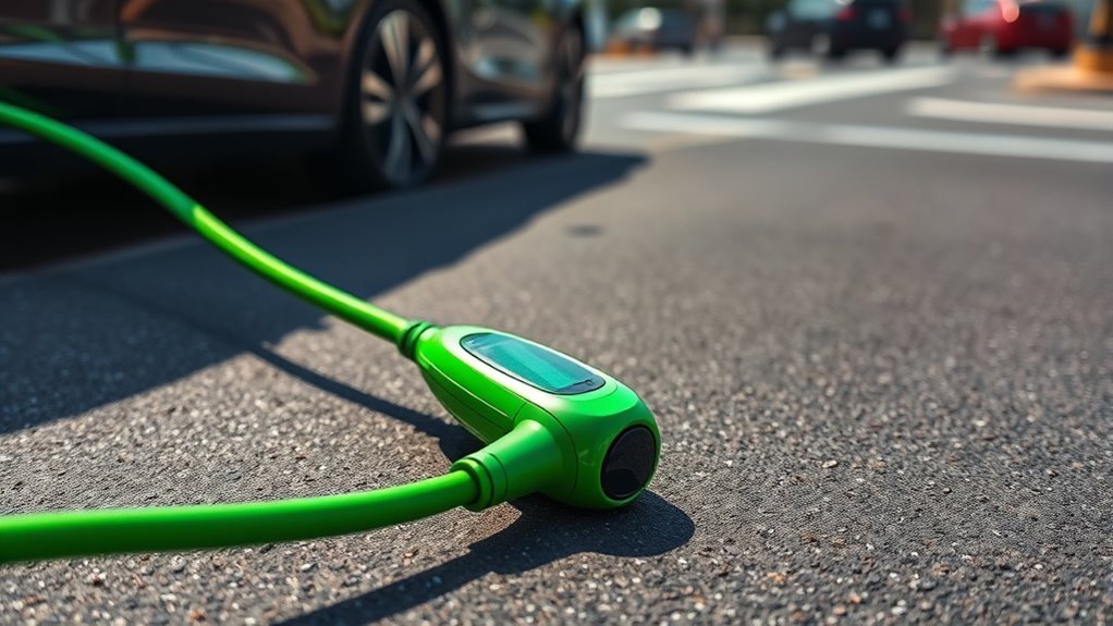 risks of driving over ev cables