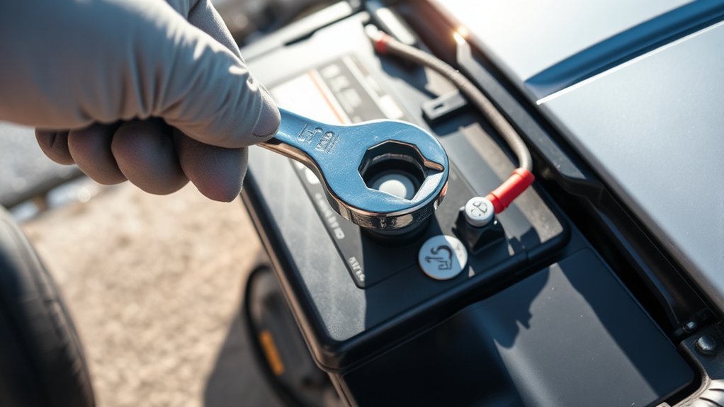 safe car battery disconnection