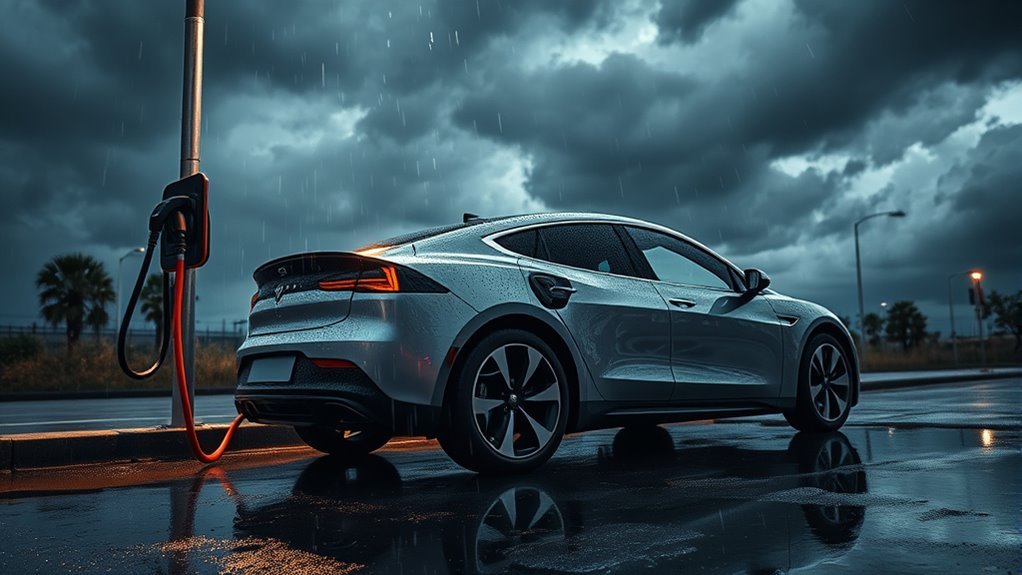 safe charging in storms