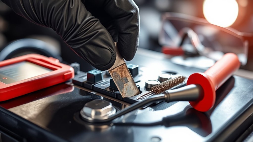 safely remove car battery