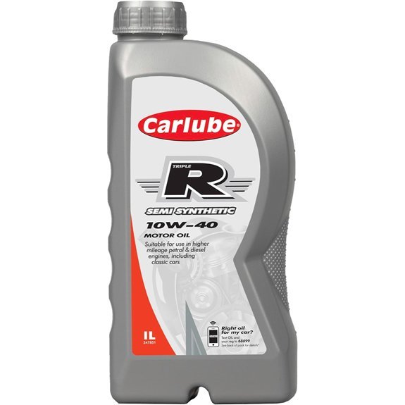 Carlube Triple R 10W-40 ACEA A3/B4 API SL Semi Synthetic Engine Oil 1L