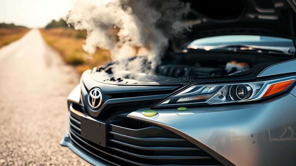 signs of camry overheating