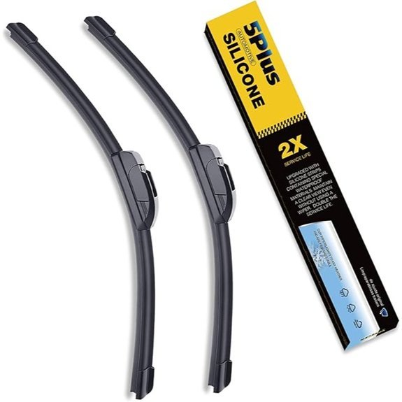 5 PLUS Silicone Wiper Blades Replacement for Toyota Honda Hyundai