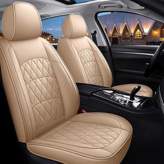 Leather Car Seat Cover Pad for Skoda Vehicles