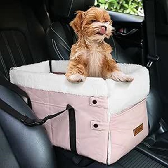 Center Console Dog Car Seat for Small Dogs