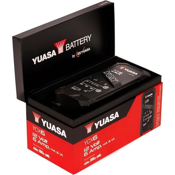 Yuasa YCX6 12V 6A Car Van & Motorcycle Battery Smart Charger