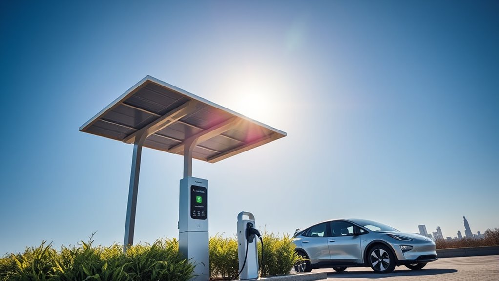 solar ev charging technology