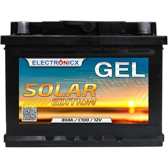 Electronicx 80Ah 12V Gel Battery for Solar Use
