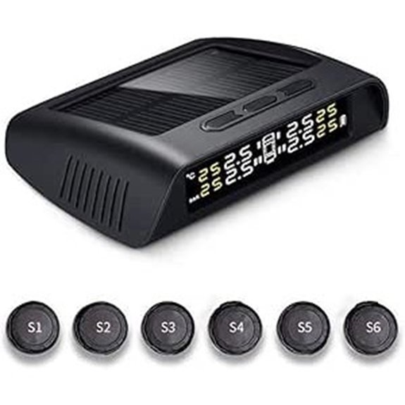 TPMS Wireless Solar Tire Pressure Monitoring System