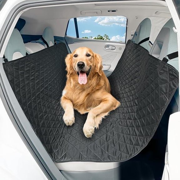 Large Dog Car Seat Cover for Back Seat