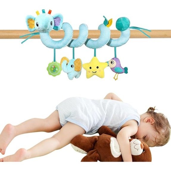 Spiral Car Seat Toy for Babies 0-3 Years