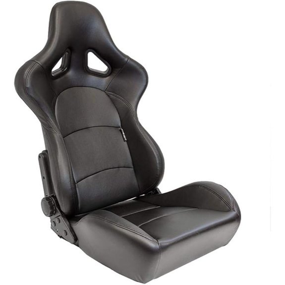 AutoStyle Sport Seat 'BS2' - Black Synthetic Leather