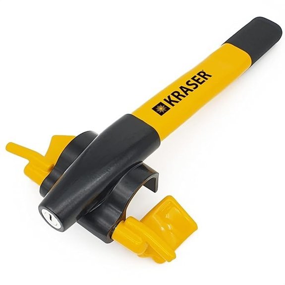 KRASER KR855Y Steering Wheel Lock Anti Theft Device