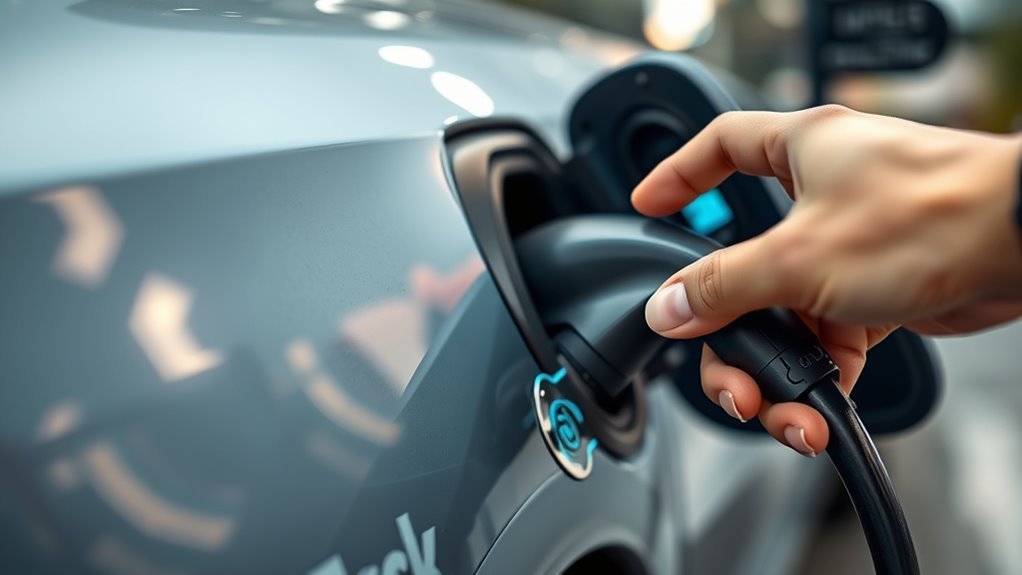 stuck ev charging cable