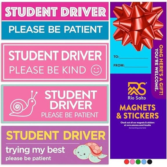 Rio Salto Student Driver Magnetic Safety Sign