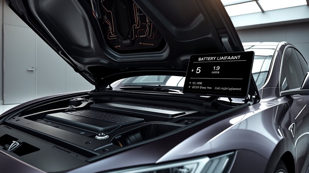 tesla battery replacement expenses