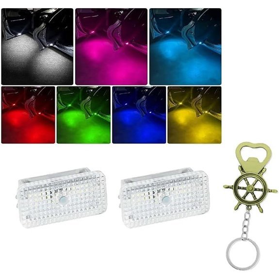 HIBEYO LED Car Door Light for Tesla (Pack of 2)