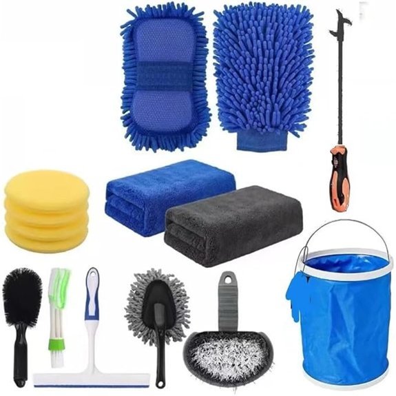 15Pcs Car Wash Tool Cleaning Kit for Tesla