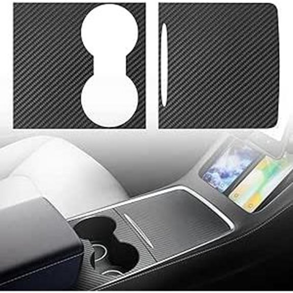 Farmogo Carbon Fiber Console Wrap Kit for Tesla