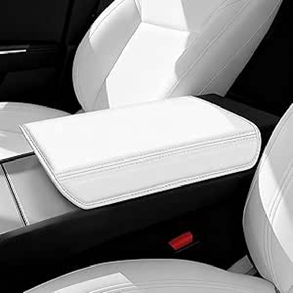 Tesla Model Y & Model 3 Leather Center Console Cover