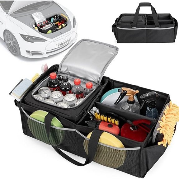 Front Trunk Organizer with Cooler Bag for Tesla