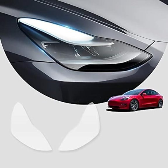 KKTR-CAR Clear Protection Film for Tesla Headlights