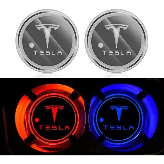 LED Cup Holder Lights for Tesla (2PCS)