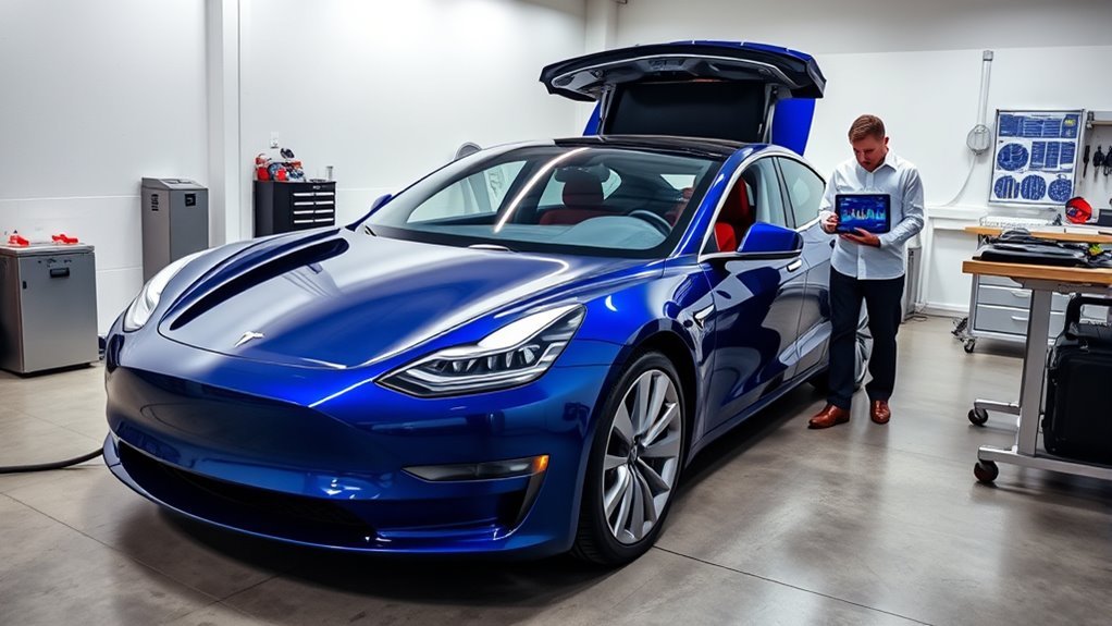 tesla maintenance schedule overview