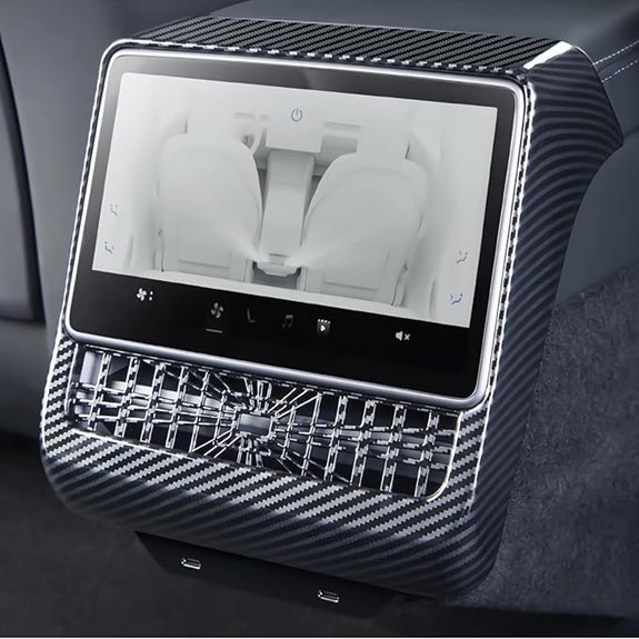 Tesla Model 3 Rear Center Console AC Vent Cover