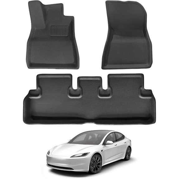 Floor Mats for Tesla Model 3 (All-Weather)