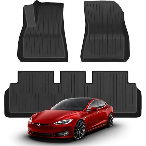 2024 Tesla Model 3 All-Weather Floor Mats (3 PCS)