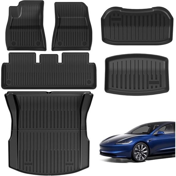 Tesla Model 3 All-Weather Floor Mats (2021–2023)