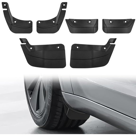 frani Integrated Mud Flaps for Tesla Model 3