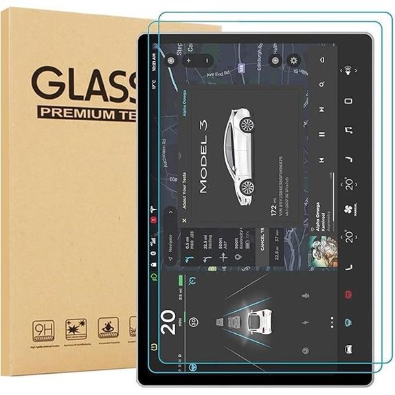 EpicGadget Glass Screen Protector for Tesla Model 3/Y