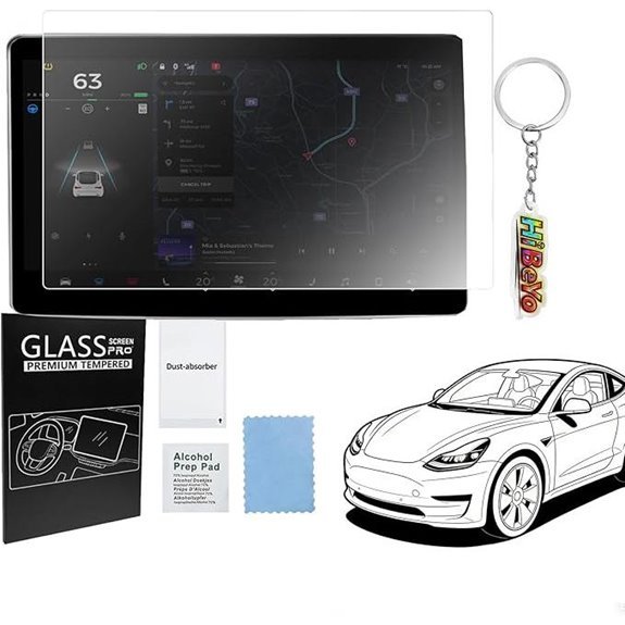 HIBEYO 15 Inch Screen Protector for Tesla Model 3/Y
