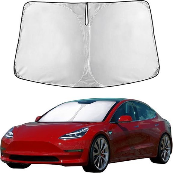 EcoNour Windshield Sun Shade for Tesla Model 3/Y