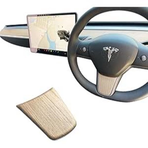 Real Wood Steering Wheel Cover for Tesla Model 3/Y