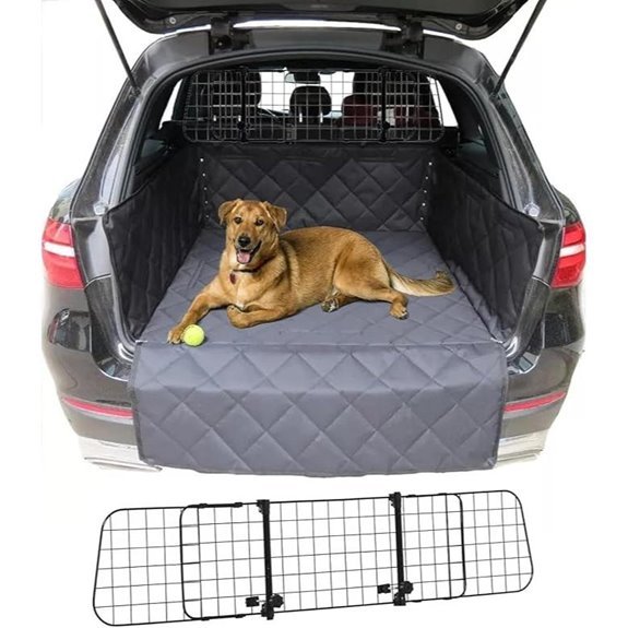 Dog Guard Set with Quilted Boot Liner for Tesla Model Y