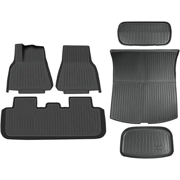 6 Pcs All Weather Floor Mats for Tesla Model Y