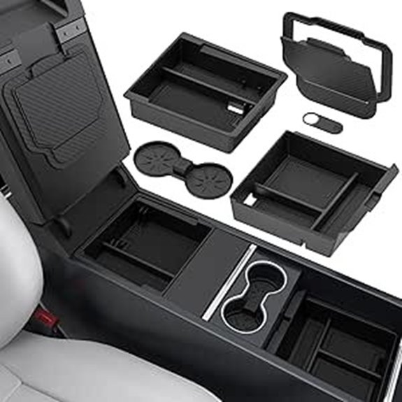 5PCS Center Console Organizer Tray for Tesla Model Y