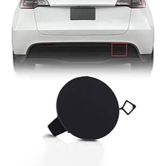 KARPAL Rear Bumper Tow Hook Cover for Tesla Model Y
