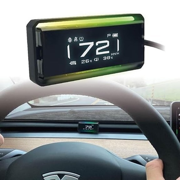Shadow D-Meter T1 Speedometer Display for Tesla