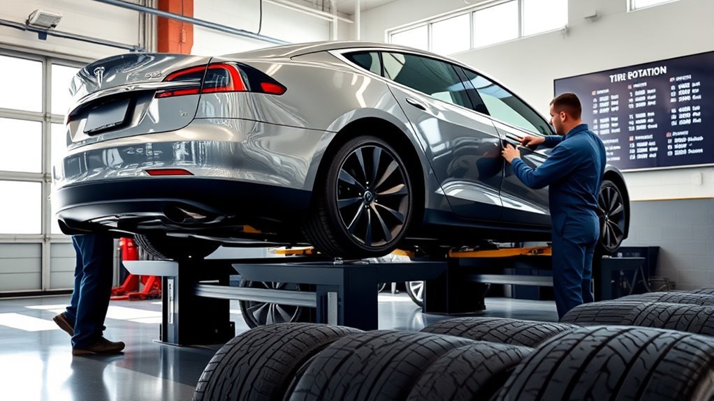 tesla tire rotation schedule